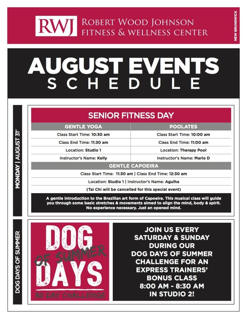 New Brunswick August 2015 Events