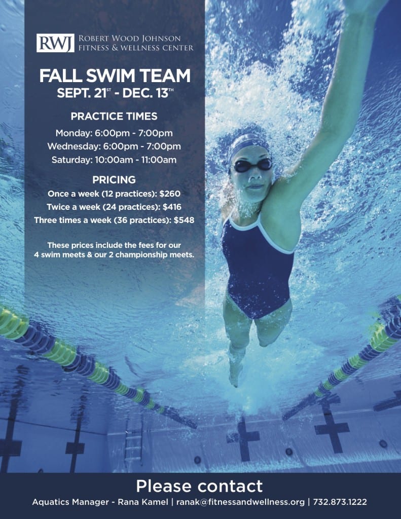 New Brunswick Fall 2015 Swim Team