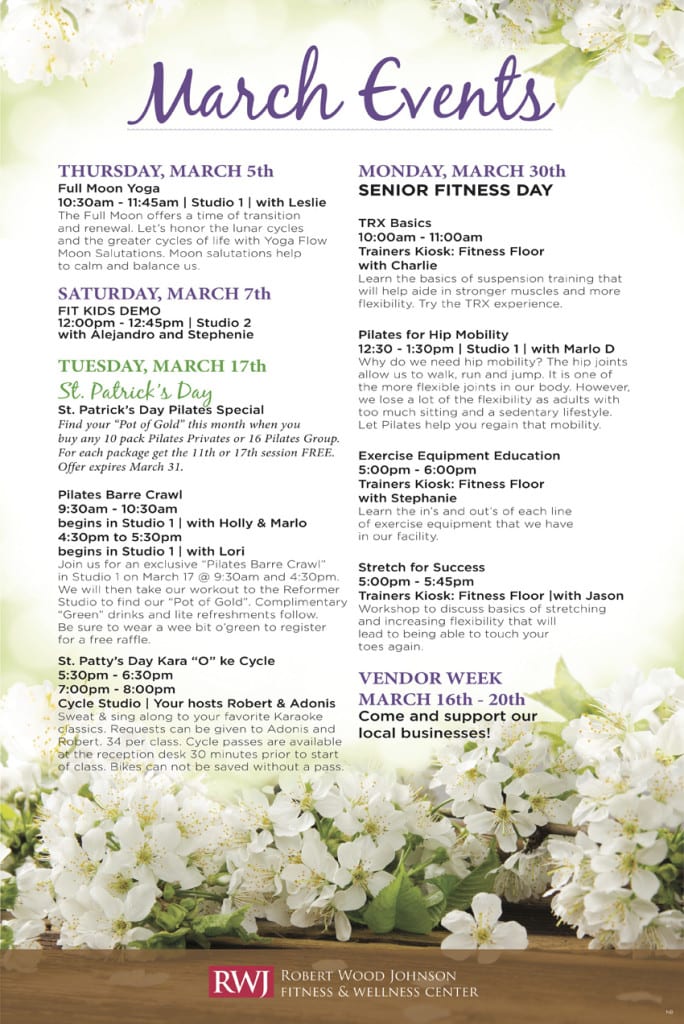 New Brunswick March 2015 Events
