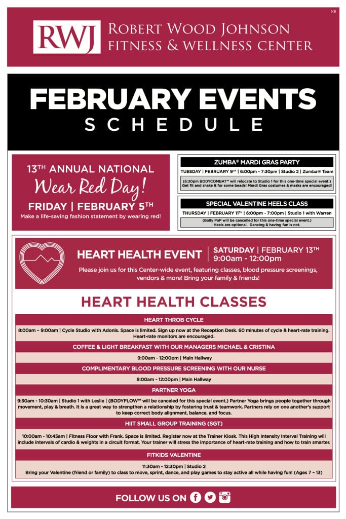 RWJ_Fitness_and_Wellness_Center_New_Brunswick_February_2016_Events